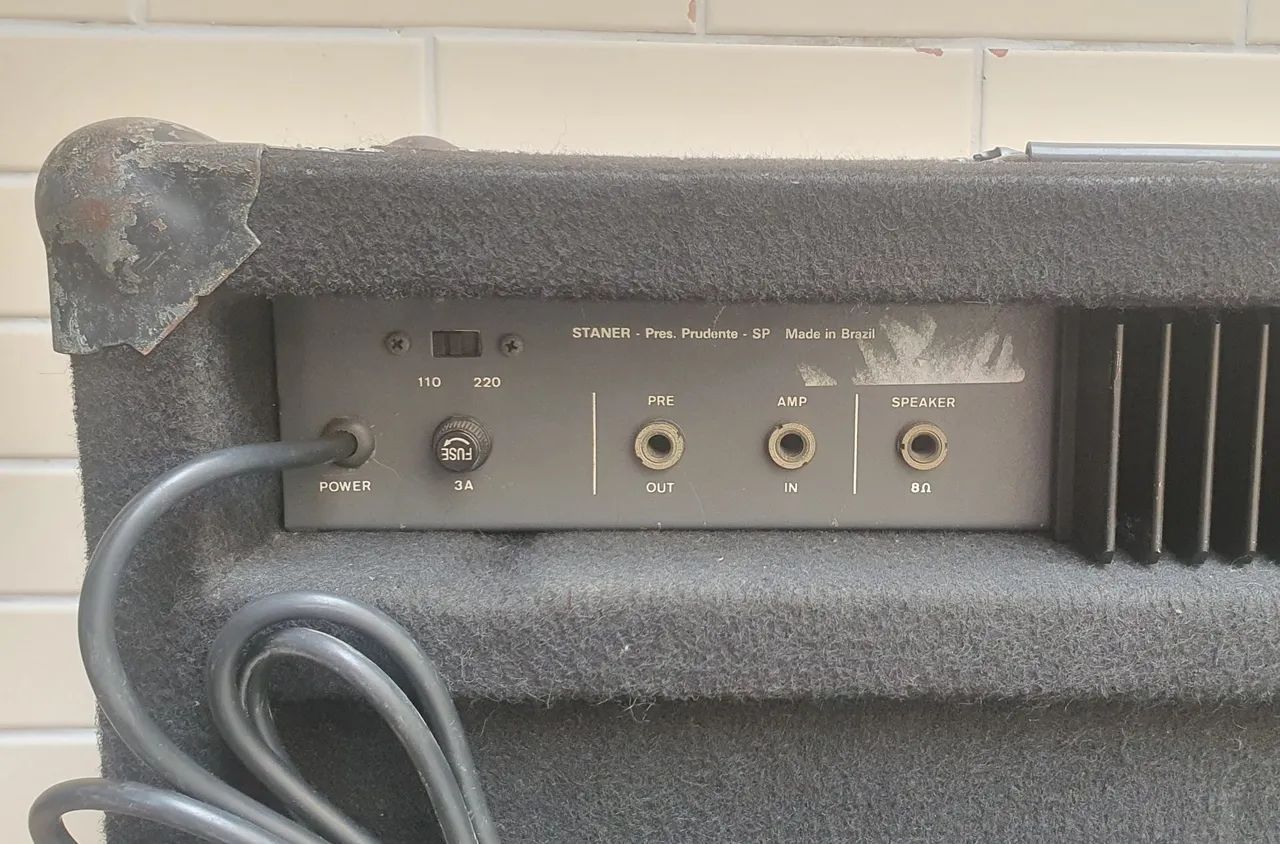 Caixa amplificada para baixo Staner BA100 - Defeito  - Foto 4