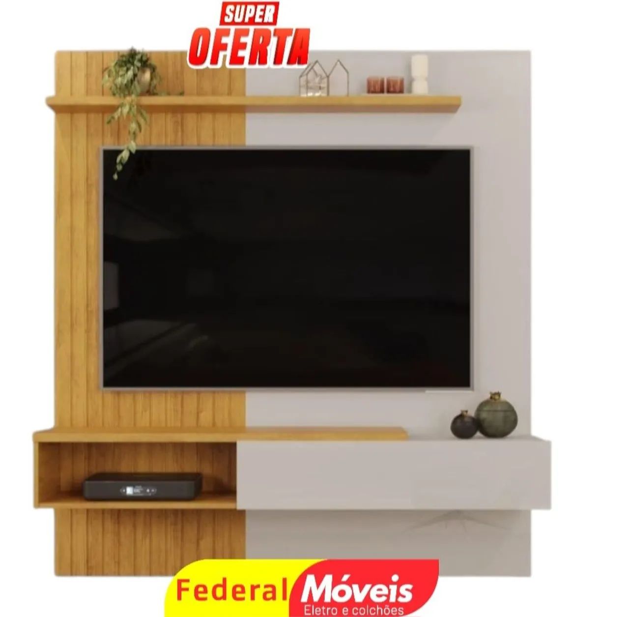 Painel para TV 60 - Novo, Compacto e Funcional!