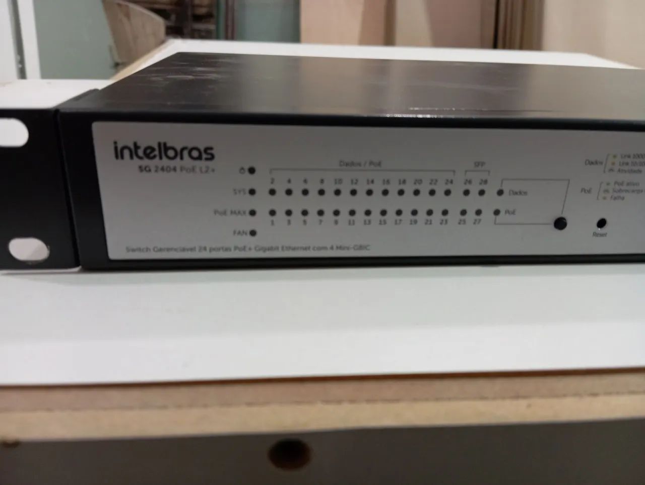 Switch de Rede Intelbras 24 portas 5G 2404 L2 - Foto 2