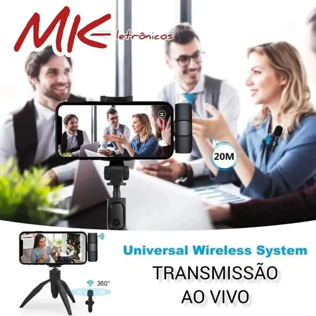 Microfone Sem Fio YLW-Microfone - Foto 4