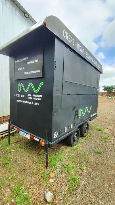 Trailer Food truck, pronto para trabalhar, completo e trucado - Foto 3