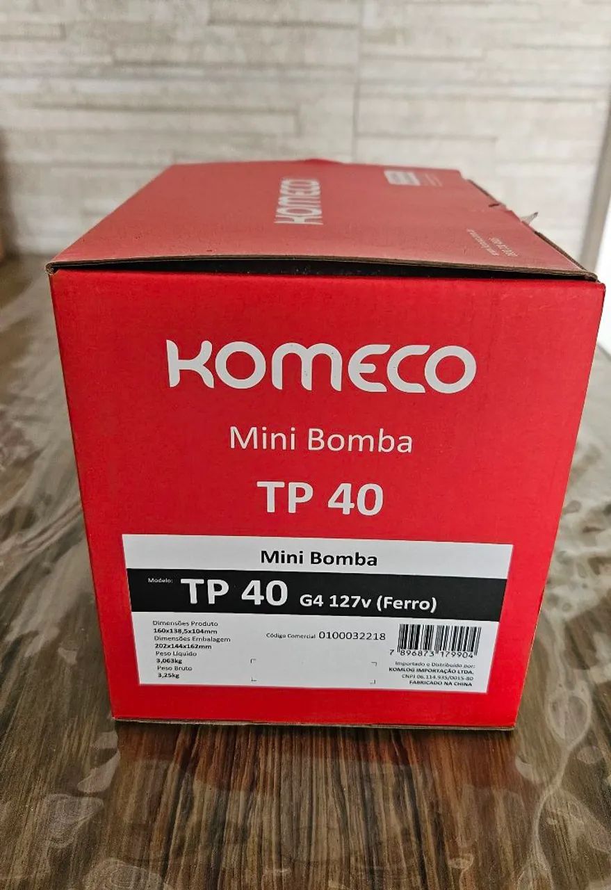 Mini Bomba TP 40 - G4 127v (Ferro)