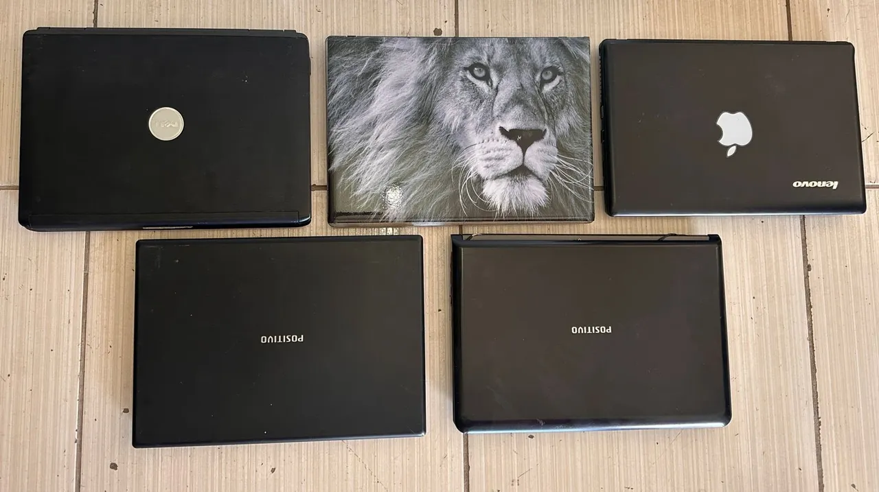 Lote de 5 notebooks funcionando - Aceito trocas