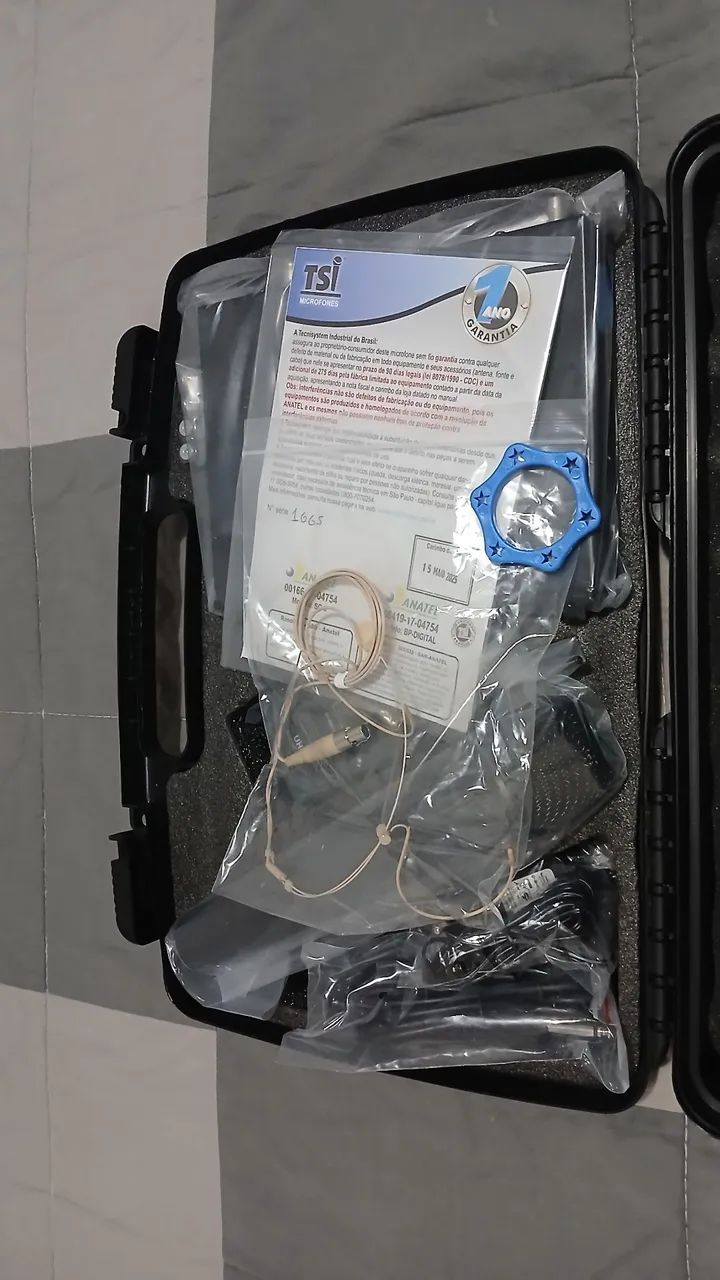 Microfone Sem Fio com Lapela TSI BR-7000-CLI-UHF  - Foto 2