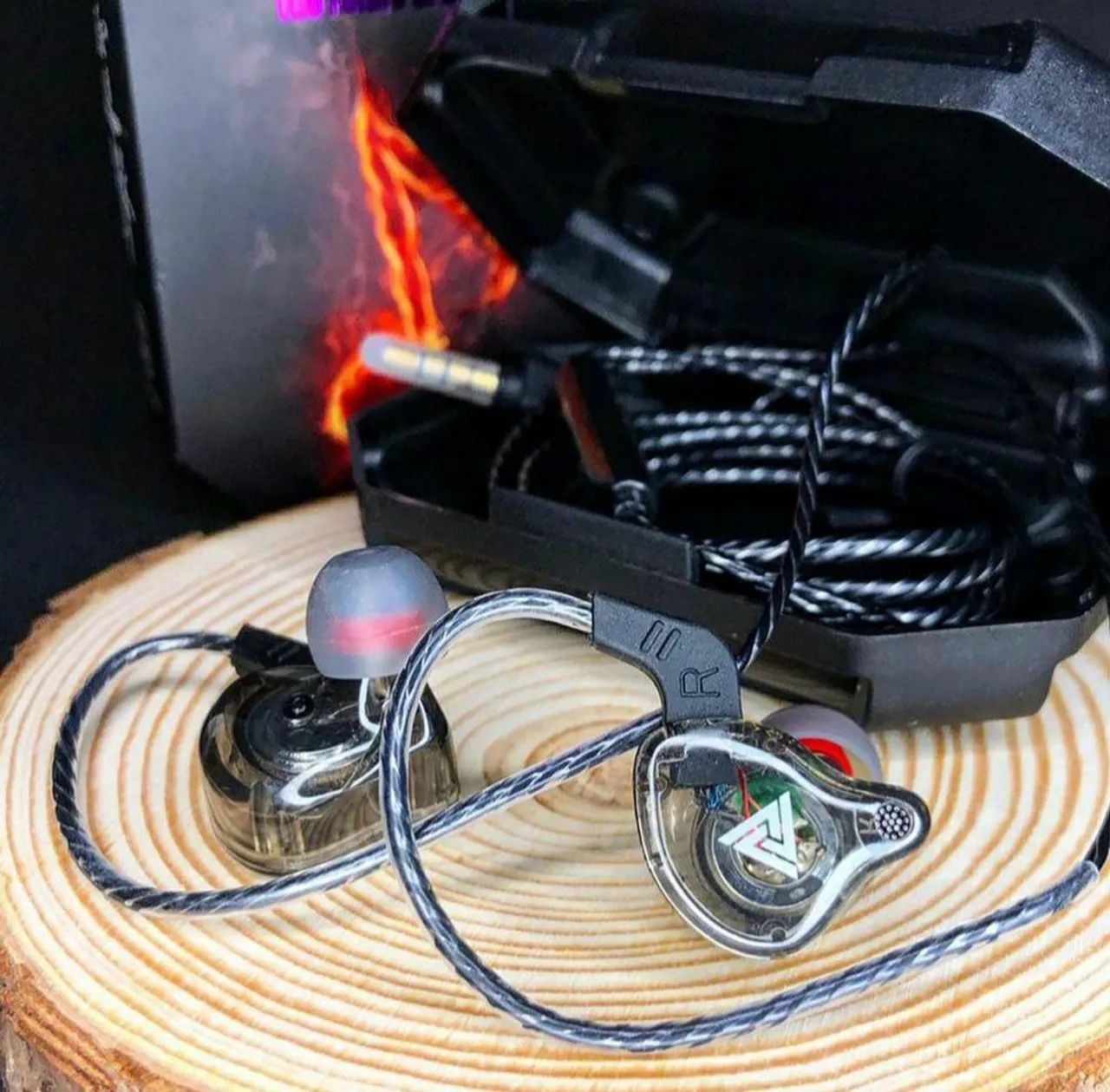 Fone De Ouvido QKZ AK6 Com Microfone/Retorno De Palco  - Foto 6