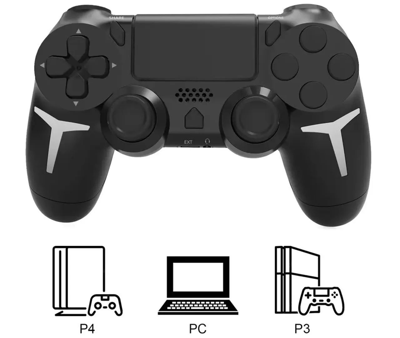 Controle DualShock 4 para PC - PS4 - PS3 - Foto 3
