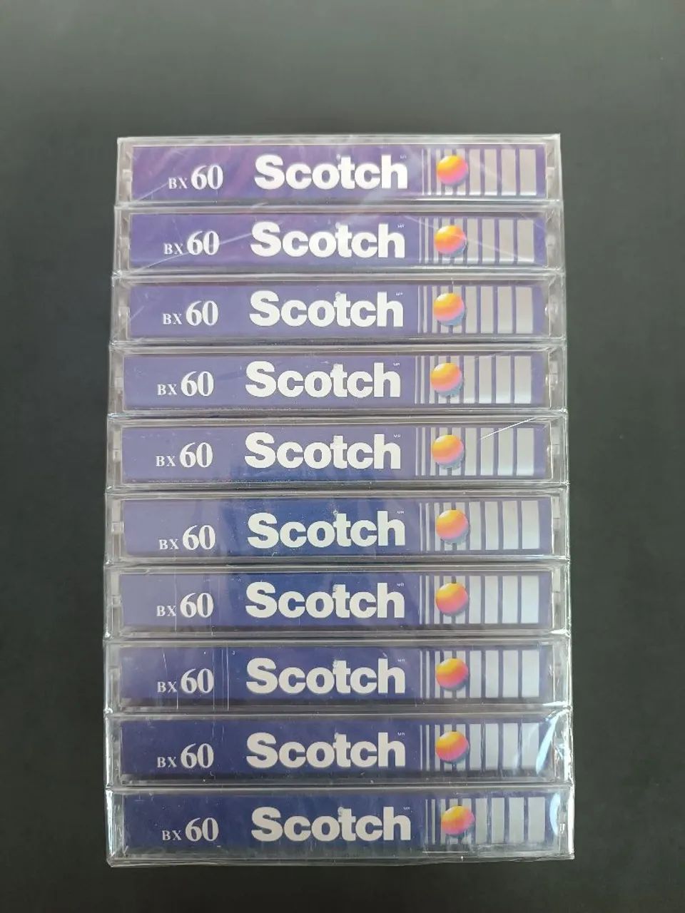 Fita k7 cassete scotch bx-60 min pac/ 10 unidades lacradas - CDs