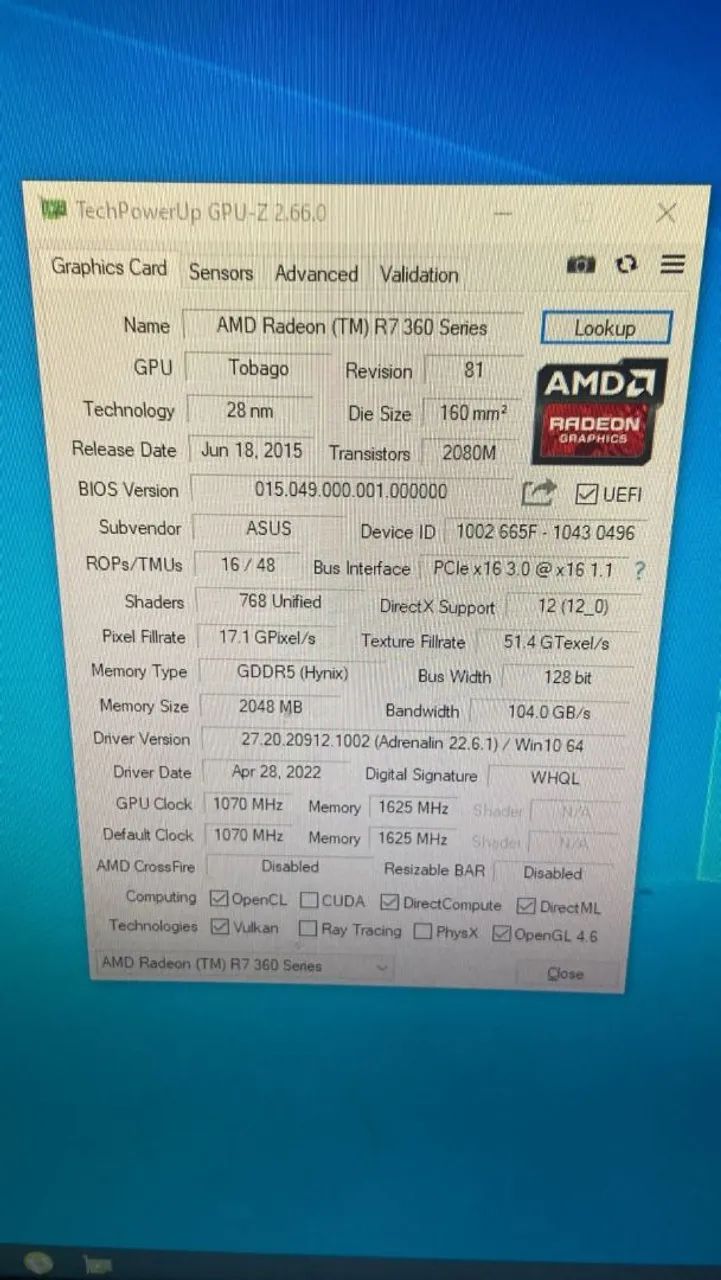 Placa de Vídeo AMD Radeon R7 360 Series - Placas de Vídeo - Canhema ...