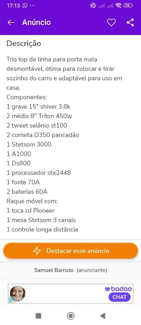 Som automotivo  - Foto 2