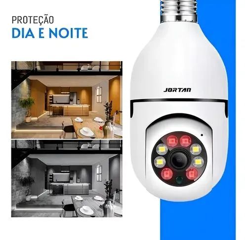 Câmera 360° de Lâmpada Jortan  - Foto 5