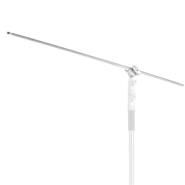 Braço Girafa Aço Inox Completo Com Articulador Cabeça Efeito - Foto 4