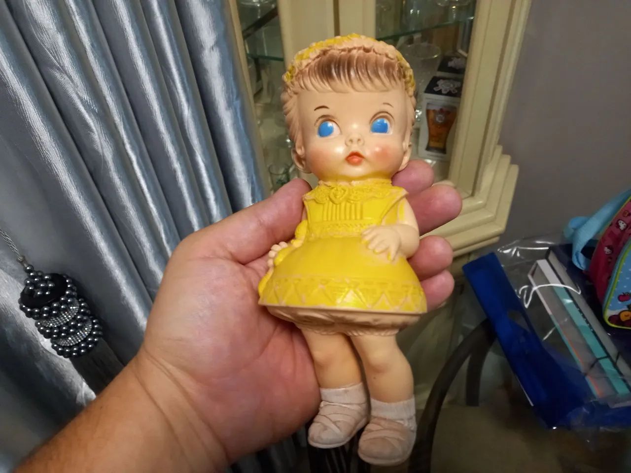 Linda e rara Bonequinha de Vinil fabricada em 1958. 1958 - Foto 3