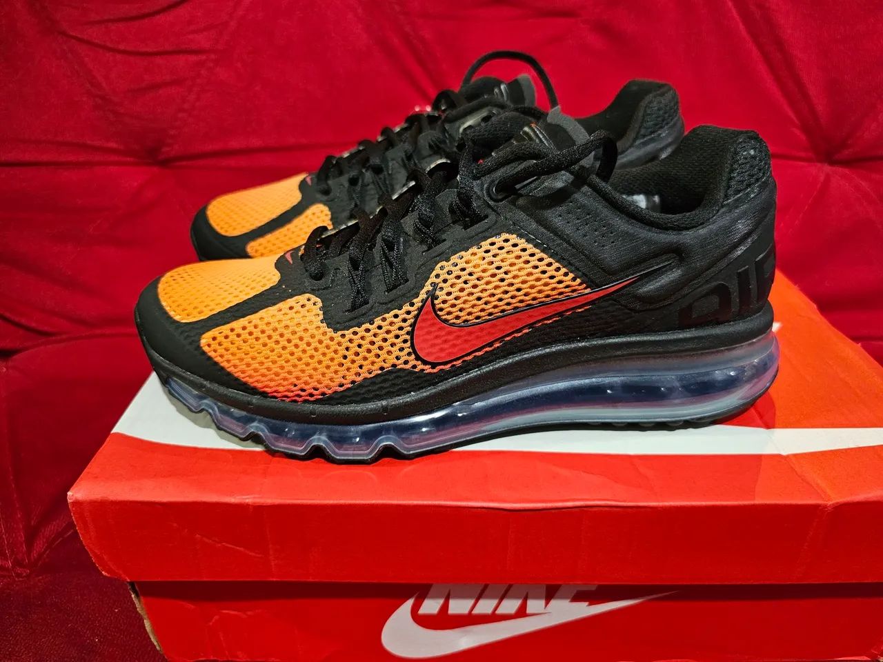 Nike Air Max 2013 Laranja e Preto