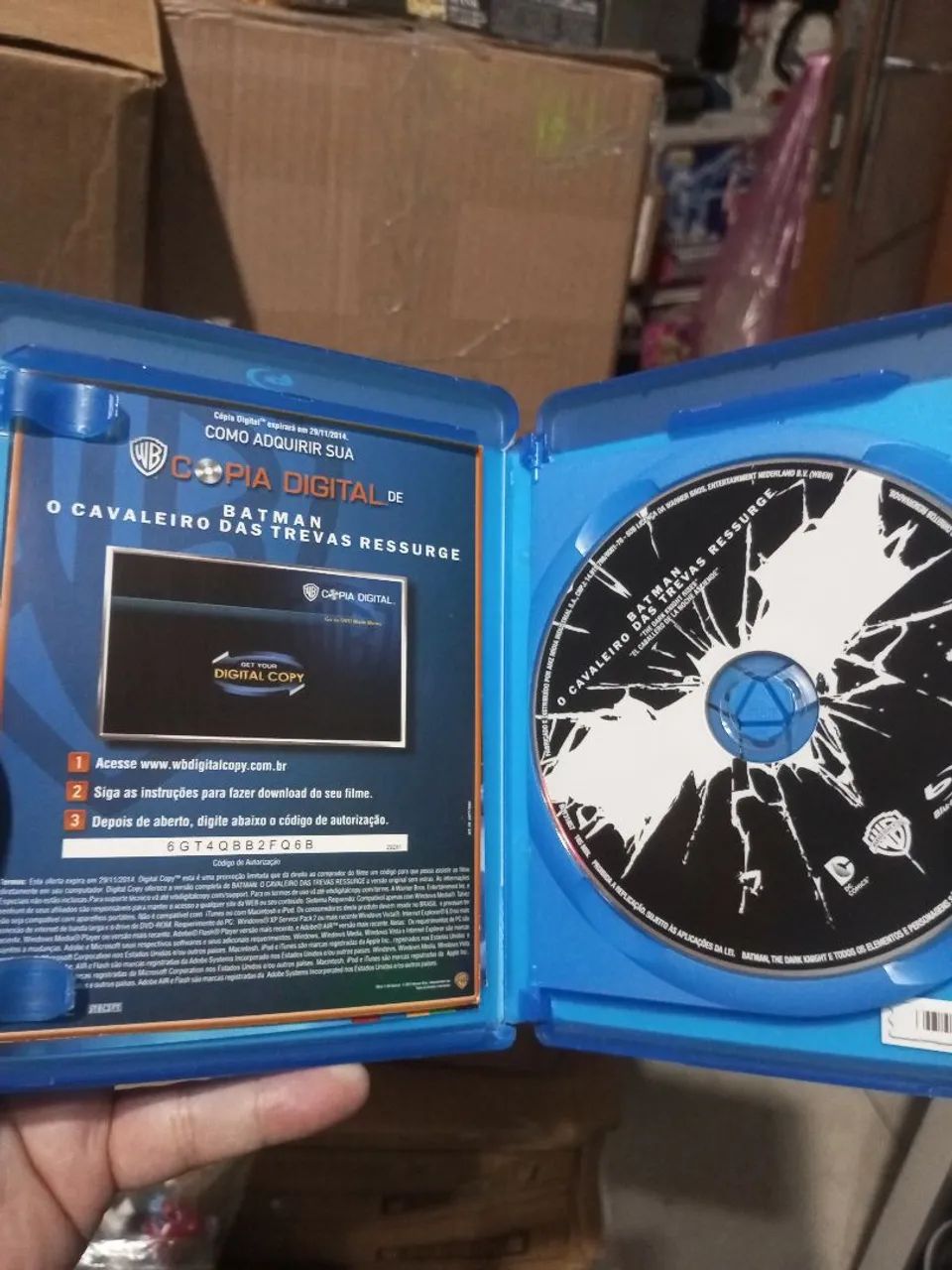 Blu Ray Batman o cavaleiros das trevas ressurge dark Knight rises - Foto 2