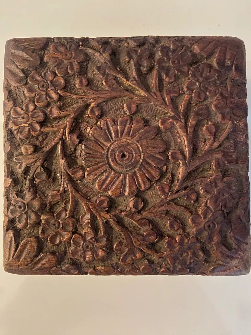 Caixinha entalhada a mão com duas bolas Baoding - Foto 6