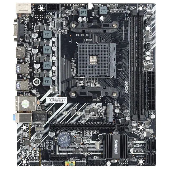 Placa Mãe AM4 B450 DDR4 c/M.2 Pcyes PCYB450-RZ564 - WZetta - Foto 4