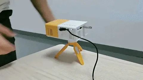 Projetor portátil para suas apresentações e filmes