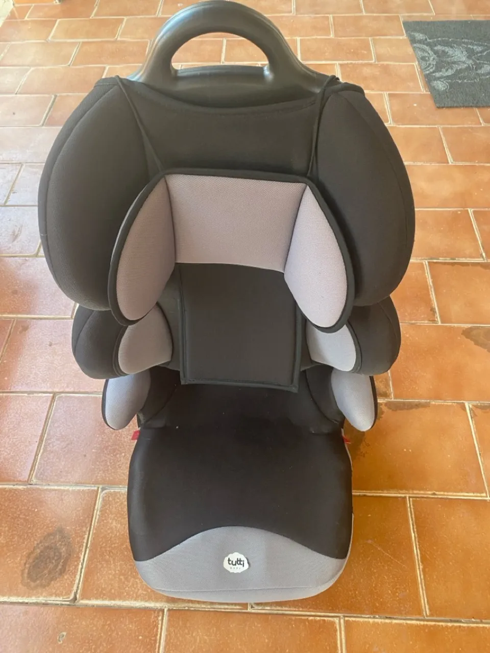 Cadeirinha Infantil Tutti baby Preto e Cinza