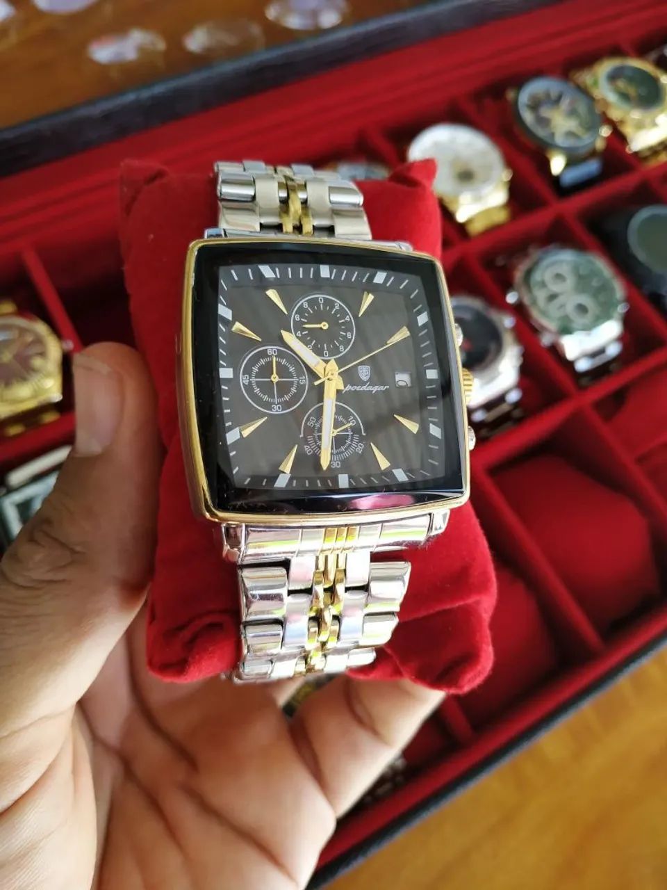 Relógio de aço inox 100% original 