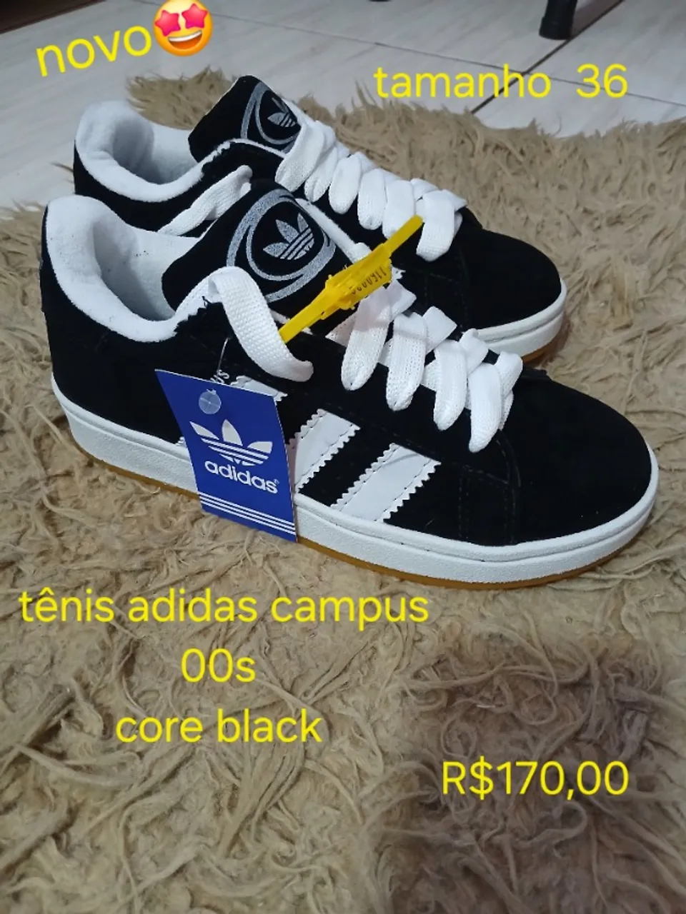 Tênis Adidas campus 00s core black 