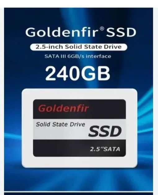 SSD  240GB SATA III 6GB/s 2.5'' R$ 119.90