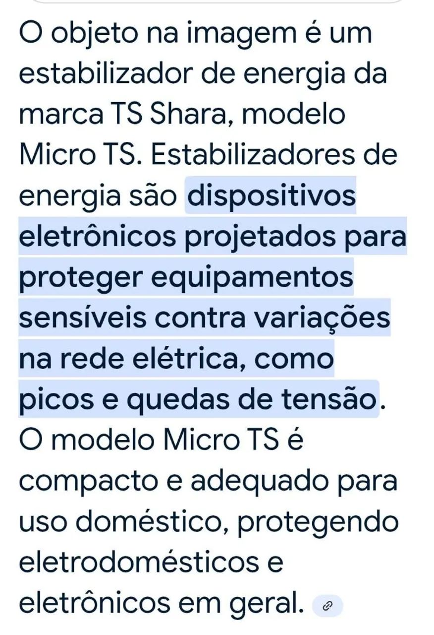 Estabilizador de Tensão * - Foto 3