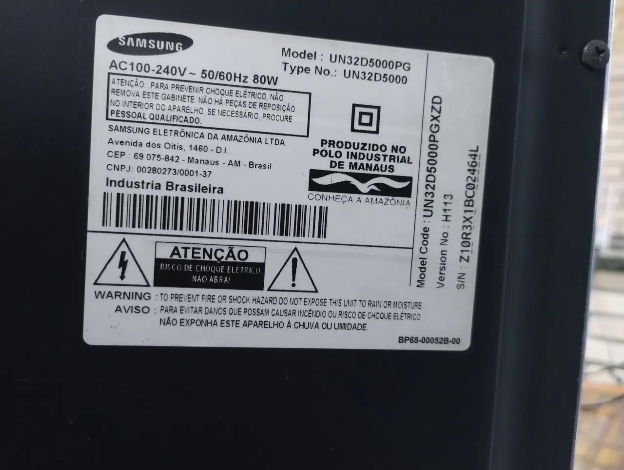 TV Samsung com tela quebrada - Foto 4