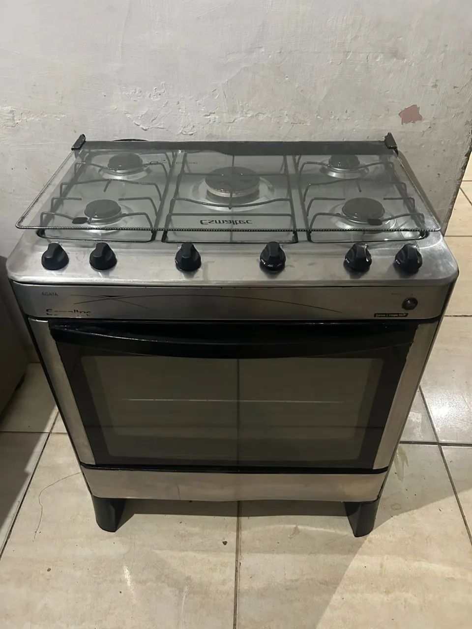 Fogão inox 5 bocas potente pegando tudo, faço entrega  - Foto 2