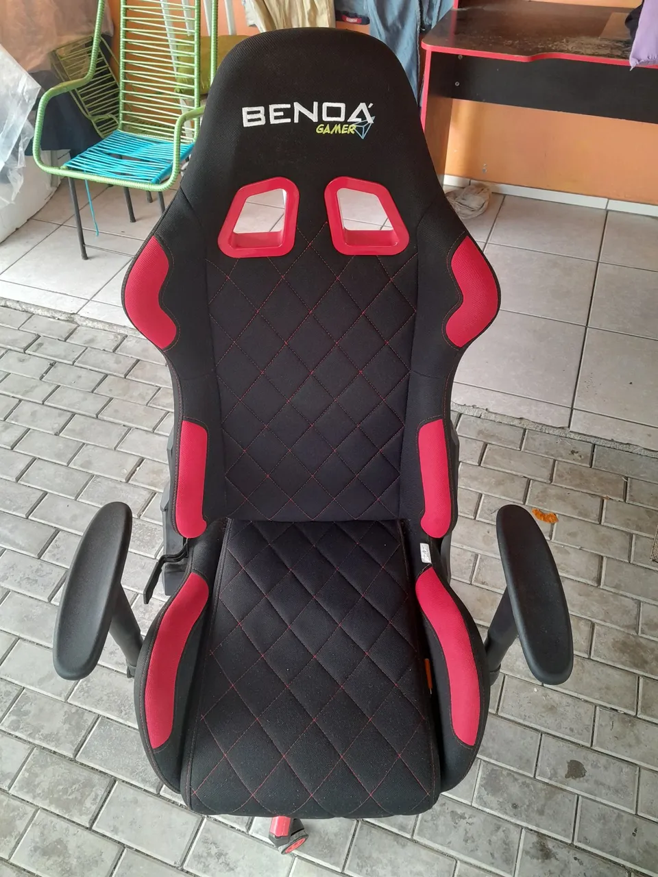 Cadeira Gamer Vermelha/Preto