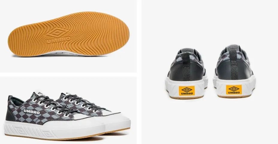 Tênis Umbro Rudy Print N° 34 Preto/Grafite/Branco - Muito Barato - Foto 4