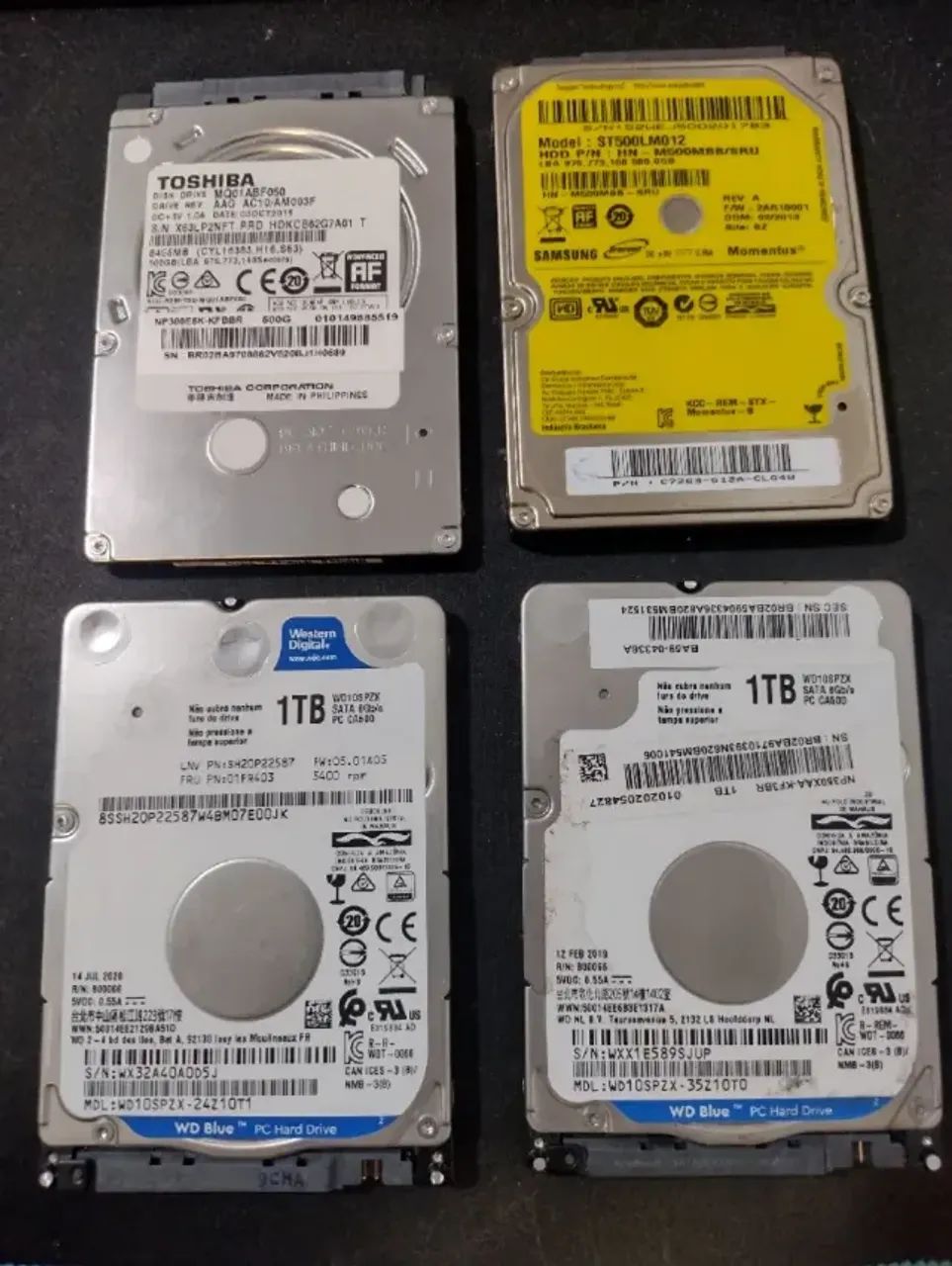 Hd de 1tb e 320gb64617795047299120