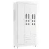  Guarda Roupa Infantil Eloa 3 Portas 2 Gavetas Carolina Baby