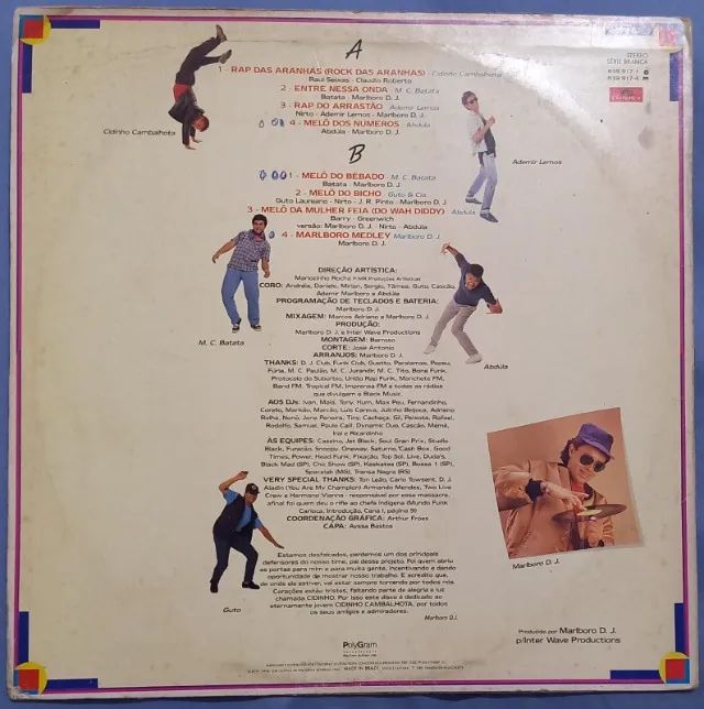 Disco de Vinil LP DJ Marlboro apresenta Funk Brasil  - Foto 2
