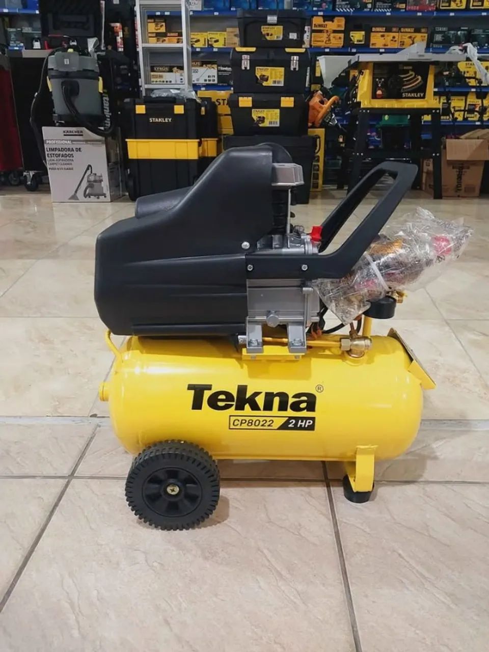 Compressor de ar 20L 8Bar 2hp - Tekna(Loja) - Foto 2