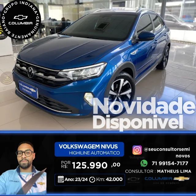 Nivus Highiline 2024 Concessionaria Chevrolet Columbia Iguatemi