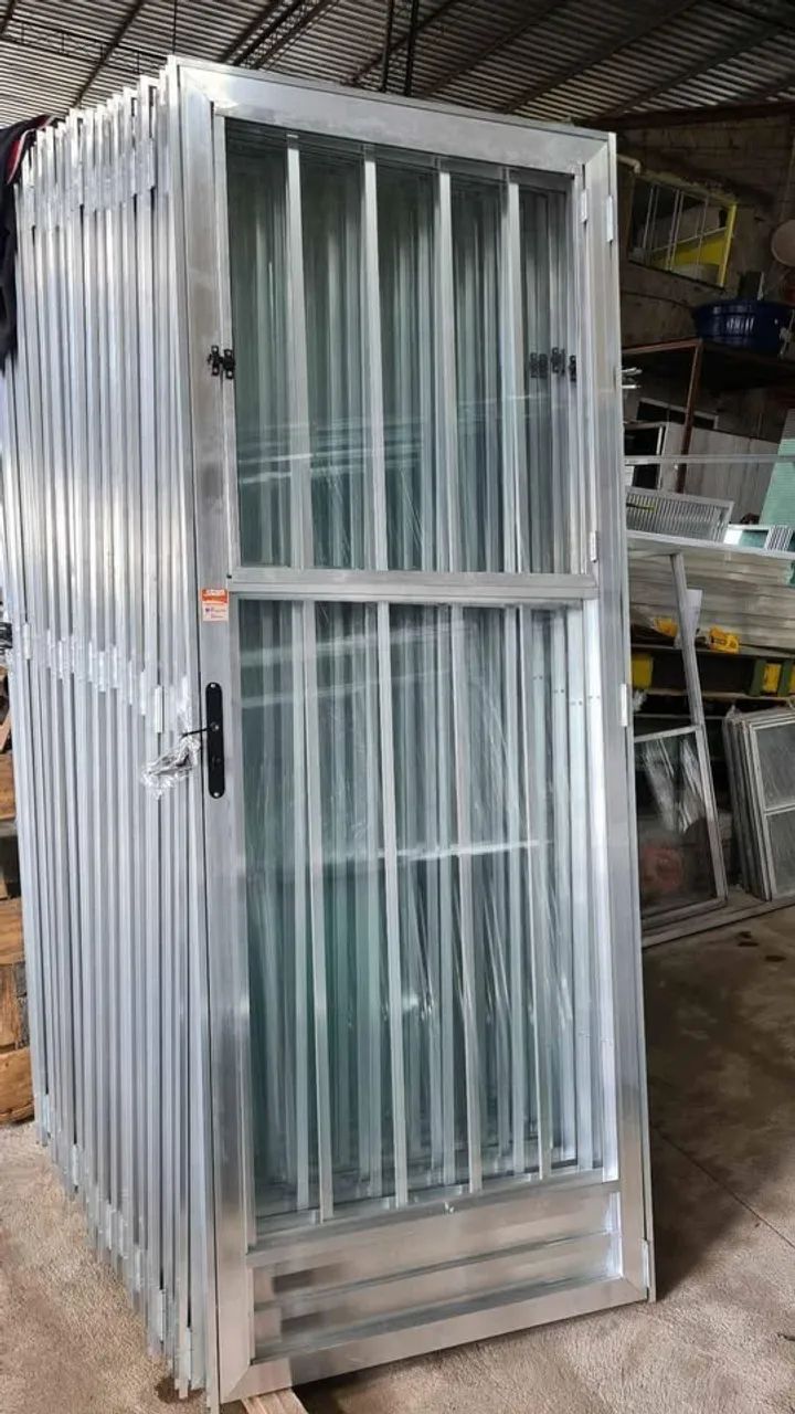 porta palito aluminio brilhoso 