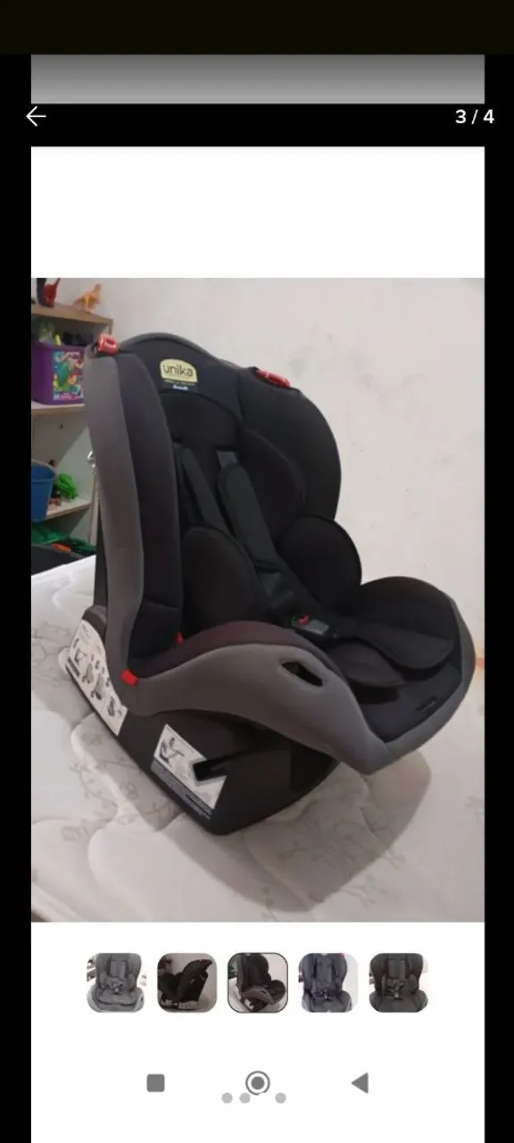 Cadeira para auto Unika - Conforto e segurança para seu filho!
