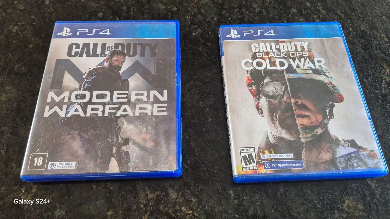 Call of Duty Modern Warfare e Black Ops Cold PS4; Returnal e 