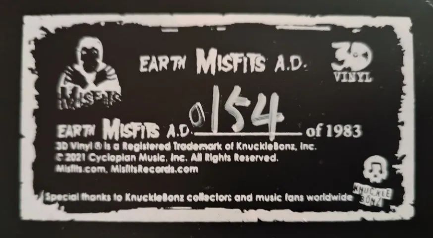 Misfits Earth A.d. Estátua Vinil 3d Direct Knucklebonz Ltd - Foto 5