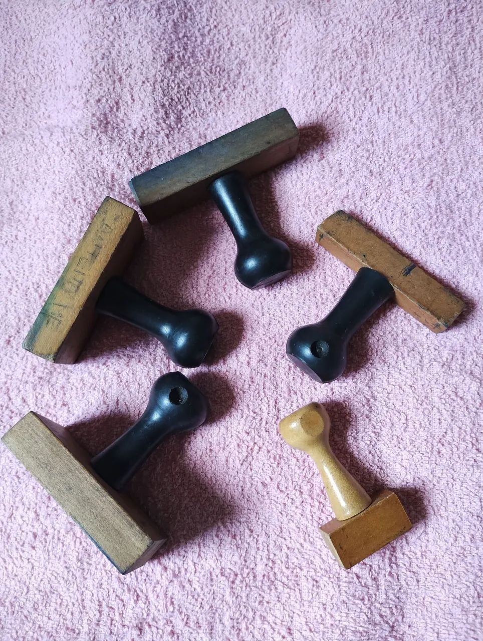 Stamps—just attach rubber with your phone.