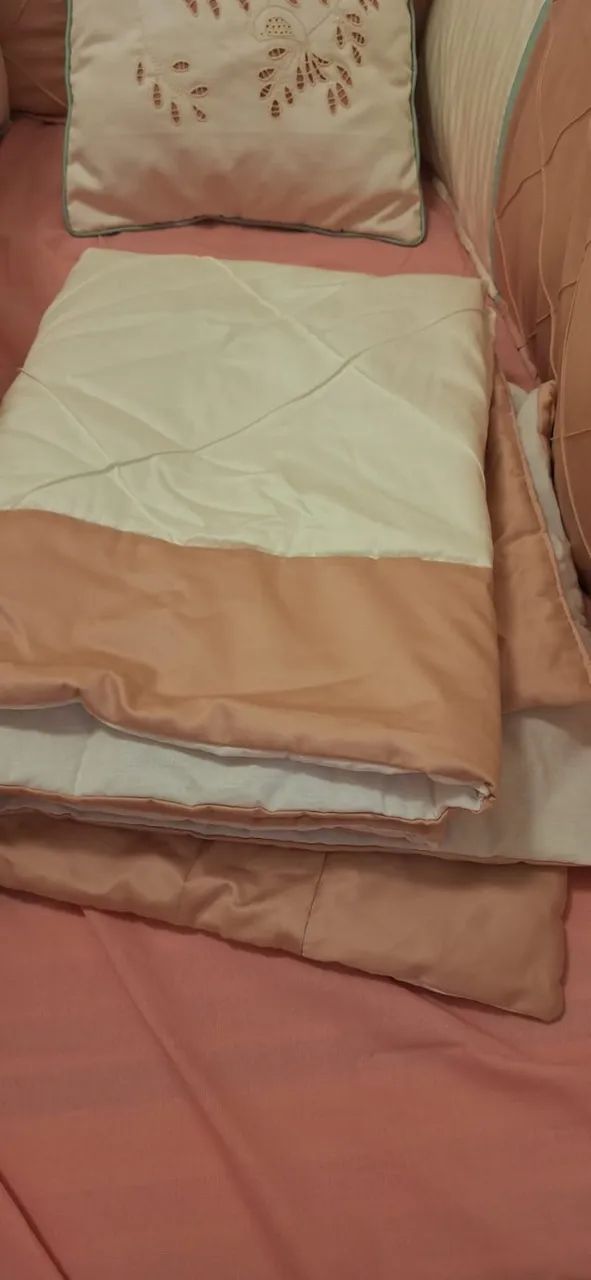 Kit berço 6 peças menina NOVO - Foto 2