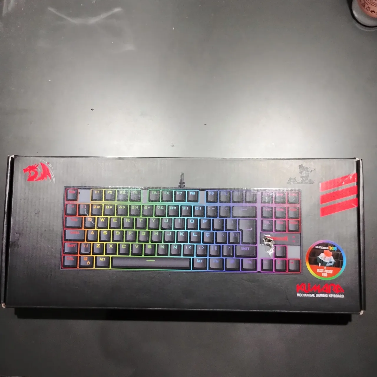 Teclado Gamer Mecânico Redragon Kumara RGB