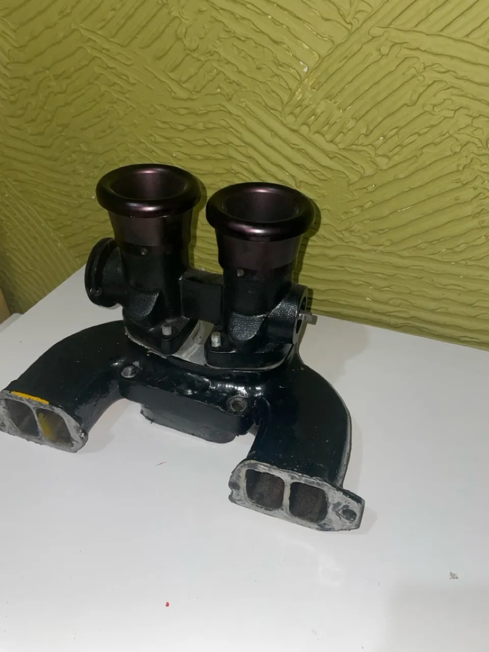 Coletor e throttel body 40mm opala