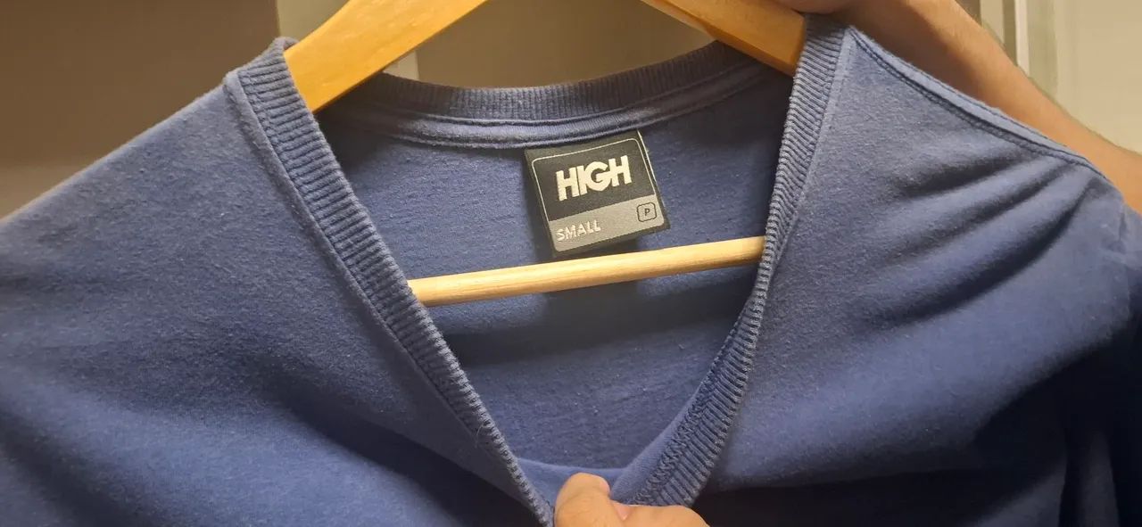 Blusa high azul - Foto 2