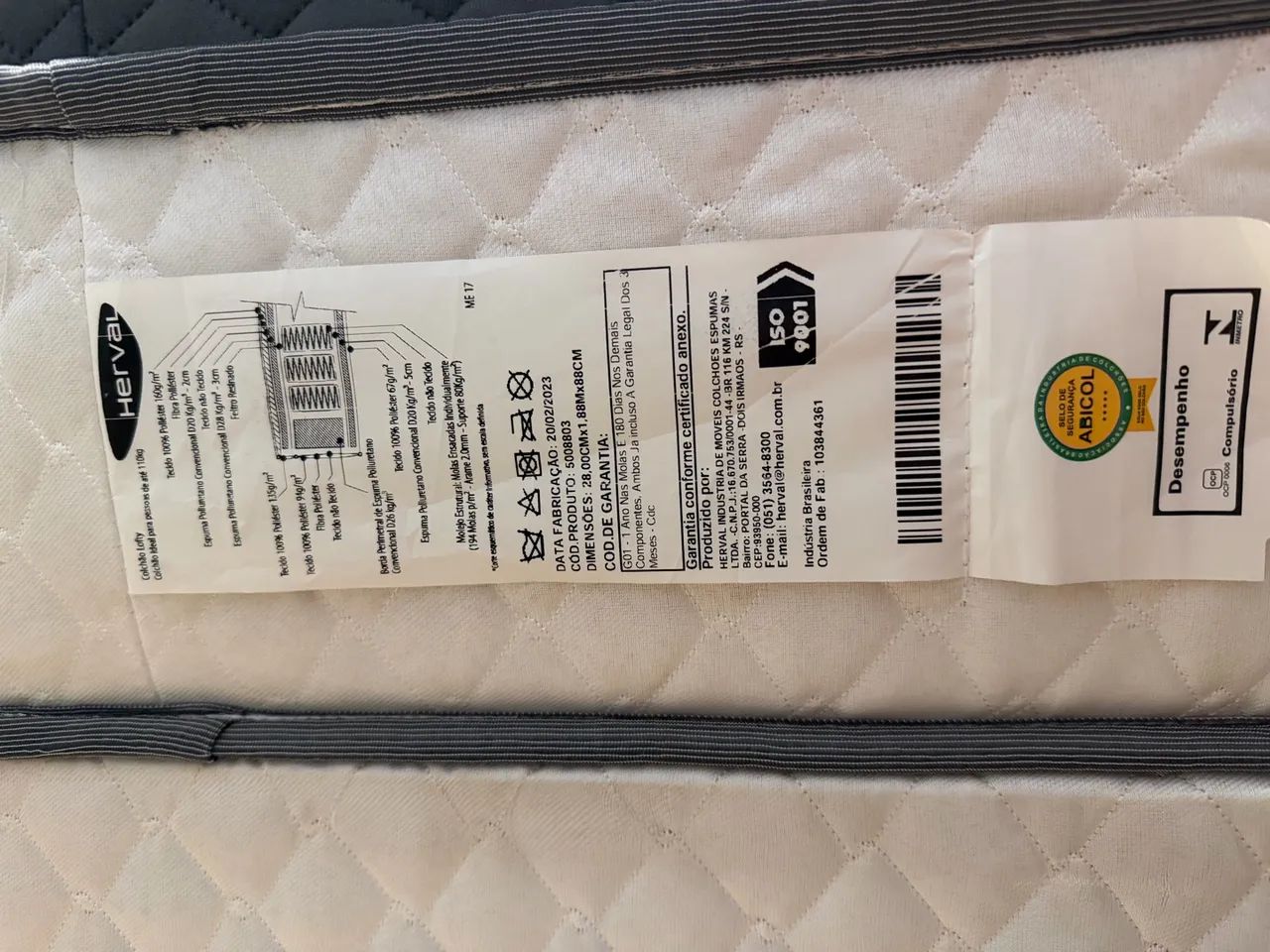 Box solteiro com colchão auxiliar Herval - Foto 4