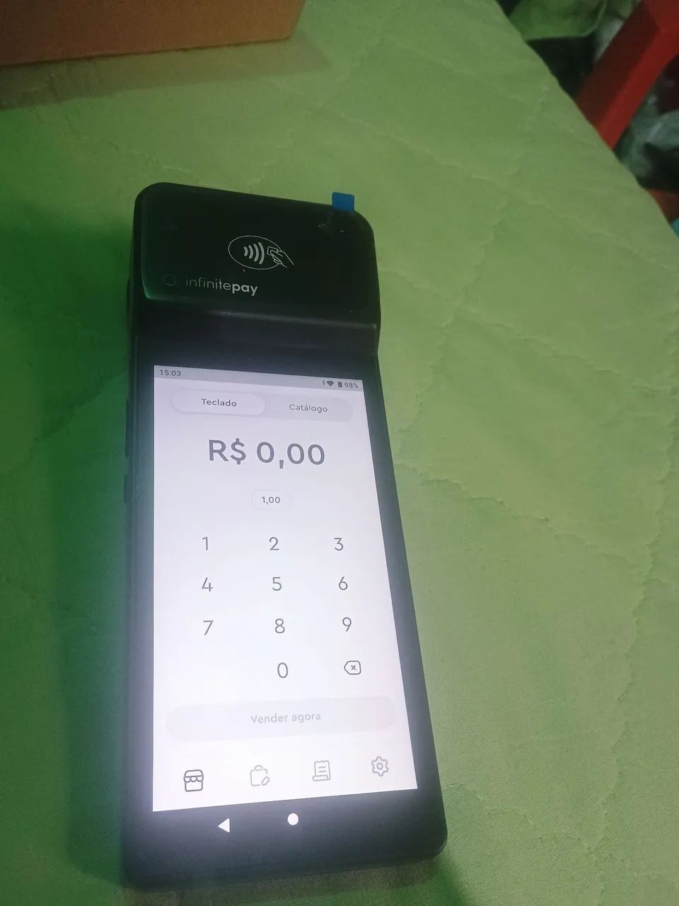 Maquininha Infinitypay e mercado pago