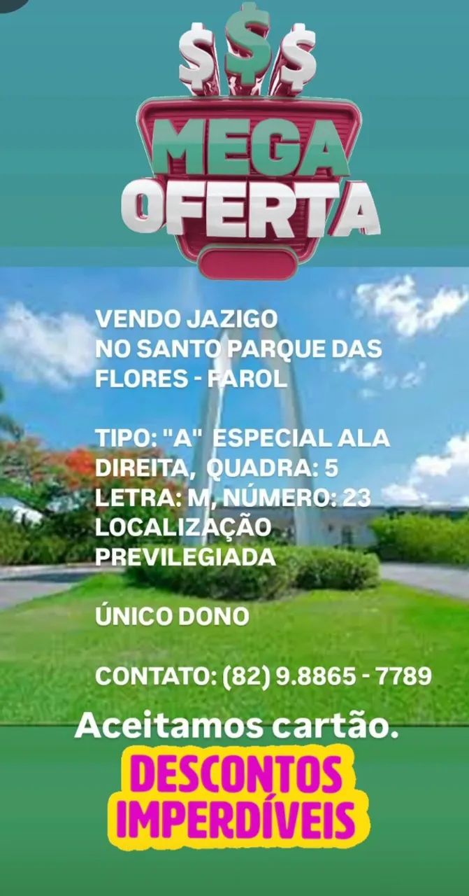 Jazigo Parque das Flores - Farol