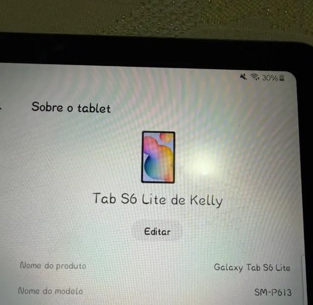 Tablet Samsung Galaxy S6 Lite 64gb Cor Cinza - Foto 2