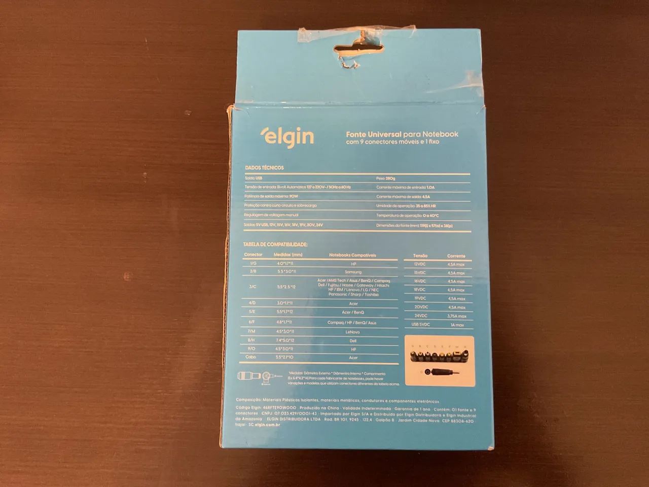 Fonte Universal para Notebook Elgin 90W | Completa | 10 Conectores - Foto 2
