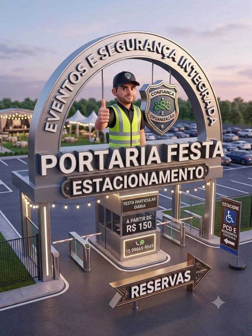 Serviço portaria festa 